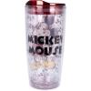 Silver Buffalo Lilo and Stitch Floral Tropical Blue Double Wall Travel Tumbler with Slide Close Lid, 20 Ounces(Vintage Mickey Mouse (20 Ounces))