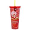 Silver Buffalo Disney Lilo and Stitch Pineapple Plastic Confetti Cold Cup with Lid and Straw, 32 Ounces(Strawberry Shortcake)