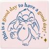 Silver Buffalo Disney Lilo and Stitch “This is a Good Day to Have a Good Day” Ceramic Box Sign, 5” x 5”