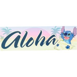 Silver Buffalo Disney Lilo and Stitch “Aloha” MDF Box Sign, 12” x 1.5” x 3.75”