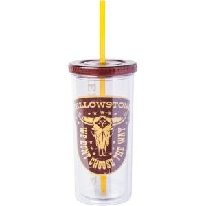 Silver Buffalo Disney Lilo and Stitch Rainbow and Pineapple Tropical Plastic Tall Cold Cup with Lid and Straw, 20 Ounces(Yellowstone)