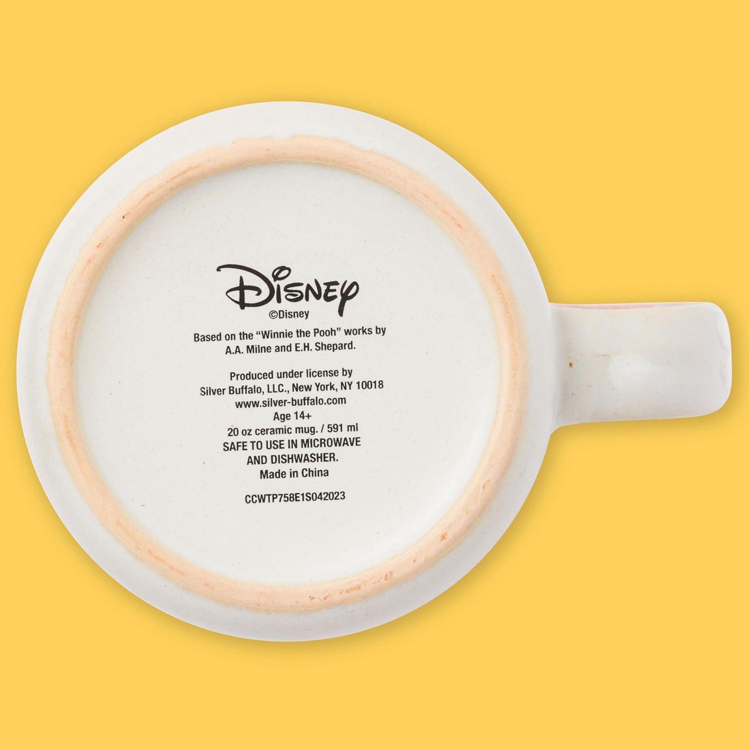 image:imageSilver Buffalo Disney Winnie the Pooh Bees and Honey Reactive Glaze Ceramic Camper Mug 20 OuncesWinnie the Pooh Group
