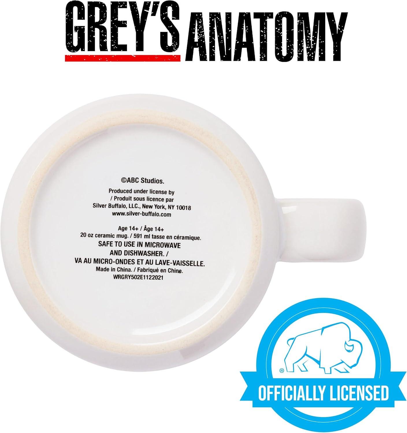 image:imageSilver Buffalo Greys Anatomy Youre My Person Ceramic Camper Mug 20 Ounces