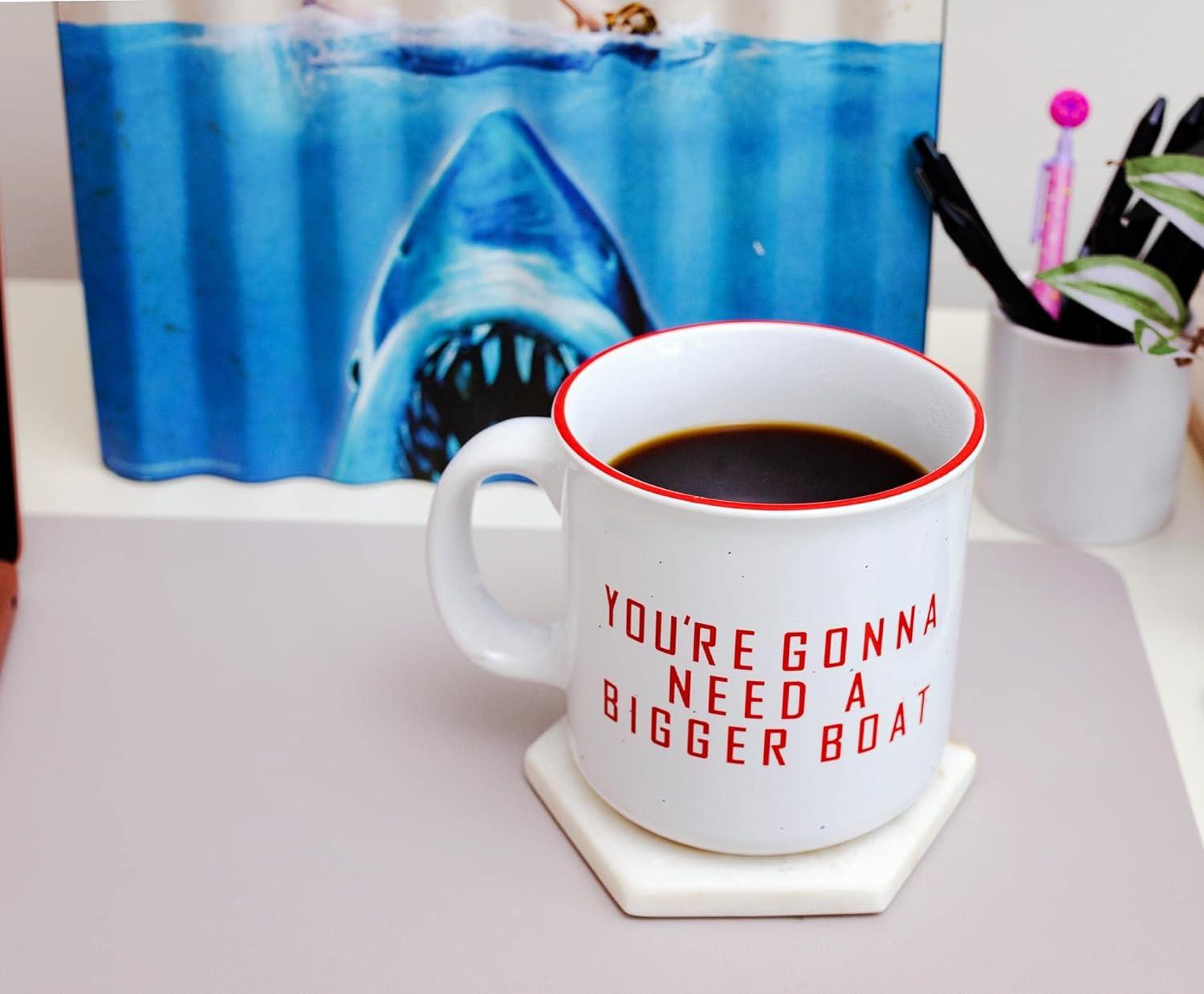 image:imageSilver Buffalo Jaws Youre Gonna Need a Bigger Boat Ceramic Camper Mug 20 OuncesJaws Need Bigger Boat
