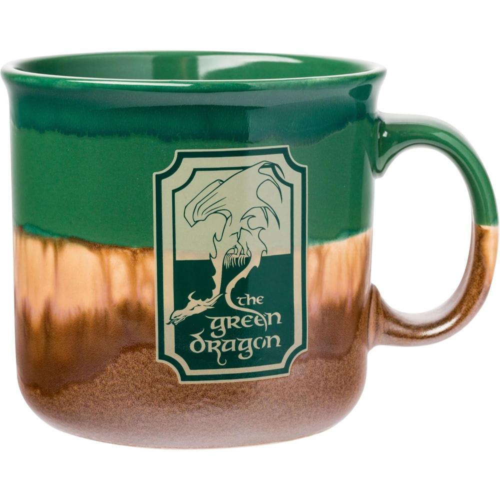 image:imageSilver Buffalo Disney Winnie the Pooh Bees and Honey Reactive Glaze Ceramic Camper Mug 20 OuncesLord of the Rings The Green Dragon
