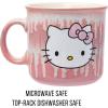 Silver Buffalo Disney Winnie the Pooh Bees and Honey Reactive Glaze Ceramic Camper Mug, 20 Ounces(Hello Kitty Drip Effect)