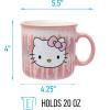 Silver Buffalo Disney Winnie the Pooh Bees and Honey Reactive Glaze Ceramic Camper Mug, 20 Ounces(Hello Kitty Drip Effect)