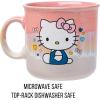 Silver Buffalo Disney Winnie the Pooh Bees and Honey Reactive Glaze Ceramic Camper Mug, 20 Ounces(Hello Kitty White Icing)