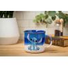 Silver Buffalo Disney Winnie the Pooh Bees and Honey Reactive Glaze Ceramic Camper Mug, 20 Ounces(Lilo and Stitch Ohana Means Family)