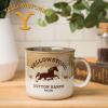Silver Buffalo Disney Winnie the Pooh Bees and Honey Reactive Glaze Ceramic Camper Mug, 20 Ounces(Yellowstone Dutton Ranch Montana)