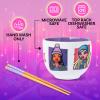 Silver Buffalo Pokemon Cute Fruit Doodles Featuring Pikachu Ceramic Ramen Noodle Rice Bowl with Chopsticks and Spoon, Microwave Safe, 20 Ounces(Bratz)