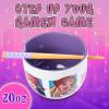 Silver Buffalo Pokemon Cute Fruit Doodles Featuring Pikachu Ceramic Ramen Noodle Rice Bowl with Chopsticks and Spoon, Microwave Safe, 20 Ounces(Bratz)