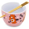 Silver Buffalo Pokemon Cute Fruit Doodles Featuring Pikachu Ceramic Ramen Noodle Rice Bowl with Chopsticks and Spoon, Microwave Safe, 20 Ounces(Care Bears Trick or Sweet Bear)
