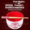 Silver Buffalo Pokemon Cute Fruit Doodles Featuring Pikachu Ceramic Ramen Noodle Rice Bowl with Chopsticks and Spoon, Microwave Safe, 20 Ounces(Five Night at Freddy’s Fazbear Pizza)