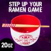Silver Buffalo Pokemon Cute Fruit Doodles Featuring Pikachu Ceramic Ramen Noodle Rice Bowl with Chopsticks and Spoon, Microwave Safe, 20 Ounces(Five Night at Freddy’s Fazbear Pizza)