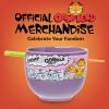 Silver Buffalo Pokemon Cute Fruit Doodles Featuring Pikachu Ceramic Ramen Noodle Rice Bowl with Chopsticks and Spoon, Microwave Safe, 20 Ounces(Garfield Eating Takeout)