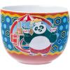 Silver Buffalo Pokemon Cute Fruit Doodles Featuring Pikachu Ceramic Ramen Noodle Rice Bowl with Chopsticks and Spoon, Microwave Safe, 20 Ounces(Kung Fu Panda Po Holding Noodles)