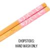 Silver Buffalo Pokemon Cute Fruit Doodles Featuring Pikachu Ceramic Ramen Noodle Rice Bowl with Chopsticks and Spoon, Microwave Safe, 20 Ounces(Powerpuff Girls (Big))