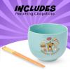 Silver Buffalo Pokemon Cute Fruit Doodles Featuring Pikachu Ceramic Ramen Noodle Rice Bowl with Chopsticks and Spoon, Microwave Safe, 20 Ounces(Scooby Doo Scooby Snacks)
