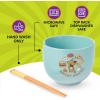 Silver Buffalo Pokemon Cute Fruit Doodles Featuring Pikachu Ceramic Ramen Noodle Rice Bowl with Chopsticks and Spoon, Microwave Safe, 20 Ounces(Scooby Doo Scooby Snacks)