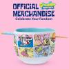 Silver Buffalo Pokemon Cute Fruit Doodles Featuring Pikachu Ceramic Ramen Noodle Rice Bowl with Chopsticks and Spoon, Microwave Safe, 20 Ounces(Spongebob Squarepants Comics Panel)