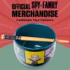 Silver Buffalo Pokemon Cute Fruit Doodles Featuring Pikachu Ceramic Ramen Noodle Rice Bowl with Chopsticks and Spoon, Microwave Safe, 20 Ounces(Spy X Family Anime)