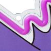 Silver Buffalo Pokemon Gengar Face Boxed Small Die Cut Wall Art with LED Neon Tube Accents