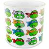 Silver Buffalo TMNT Multi Face Pattern 20oz Ceramic Camper Mug