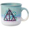 Silver Buffalo Disney Winnie the Pooh Bees and Honey Reactive Glaze Ceramic Camper Mug, 20 Ounces(Harry Potter The Deathly Hallows)