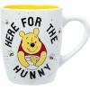 Silver Buffalo Disney Winnie the Pooh Here for the Hunny Honey Jumbo Ceramic Mug, 25 Ounces(Here for the Hunny (25 Ounces))