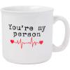Silver Buffalo Grey’s Anatomy You’re My Person Ceramic Camper Mug, 20 Ounces