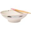 Silver Buffalo Pokemon Cute Fruit Doodles Featuring Pikachu Ceramic Ramen Noodle Rice Bowl with Chopsticks and Spoon, Microwave Safe, 20 Ounces(Powerpuff Girls (Big))