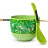Silver Buffalo Pokemon Cute Fruit Doodles Featuring Pikachu Ceramic Ramen Noodle Rice Bowl with Chopsticks and Spoon, Microwave Safe, 20 Ounces(Rick and Morty Portal Spoon)