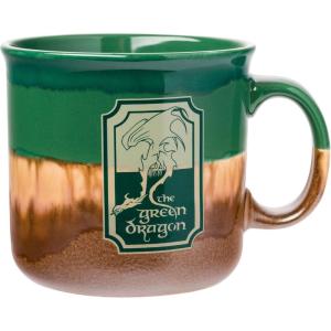 Silver Buffalo Disney Winnie the Pooh Bees and Honey Reactive Glaze Ceramic Camper Mug, 20 Ounces(Lord of the Rings The Green Dragon)