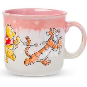 Silver Buffalo Disney Winnie the Pooh Bees and Honey Reactive Glaze Ceramic Camper Mug, 20 Ounces(Winnie the Pooh Group)