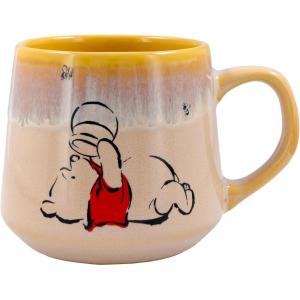 Silver Buffalo Disney Winnie the Pooh Here for the Hunny Honey Jumbo Ceramic Mug, 25 Ounces(Sweet Like Hunny)