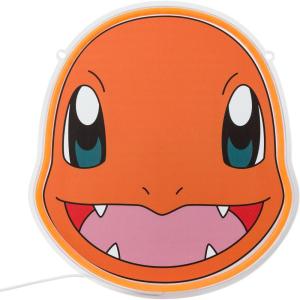 Silver Buffalo Pokemon Charmander Face Boxed Small Die Cut Wall Art with LED Neon Tube Accents