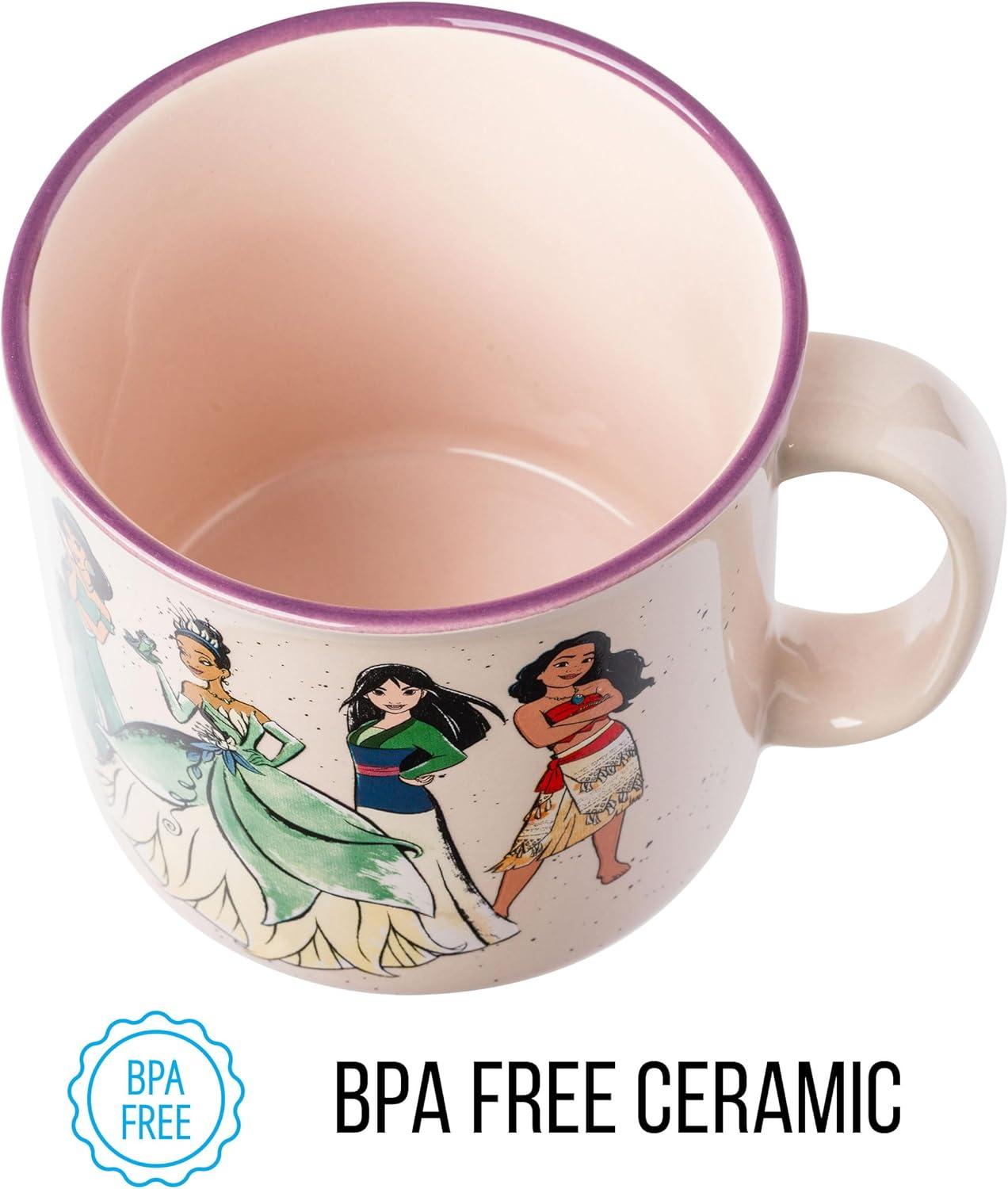 image:imageSilver Buffalo Disney Alice in Wonderland Icons Featuring Cheshire Cat and White Rabbit Ceramic Mug 25 OuncesLive Your Story