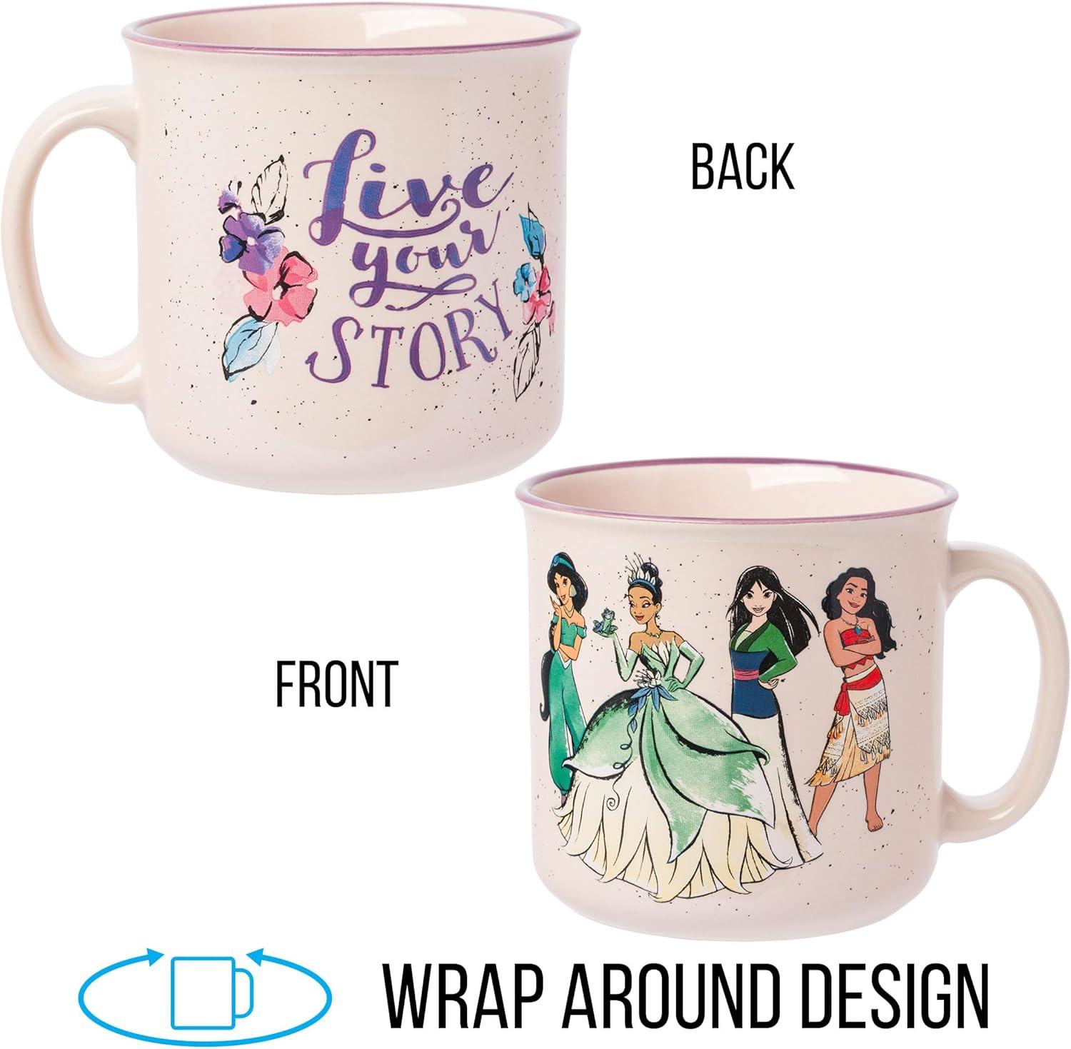 image:imageSilver Buffalo Disney Alice in Wonderland Icons Featuring Cheshire Cat and White Rabbit Ceramic Mug 25 OuncesLive Your Story