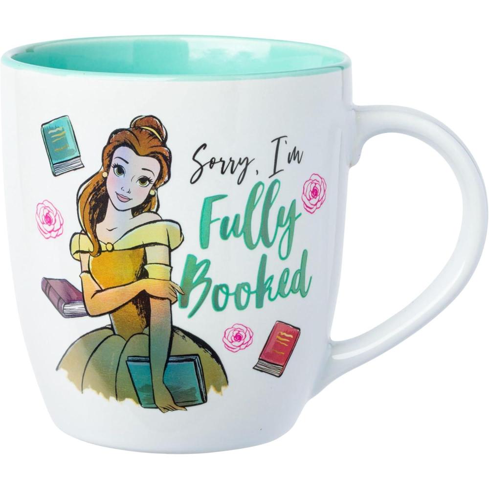 image:imageSilver Buffalo Disney Alice in Wonderland Icons Featuring Cheshire Cat and White Rabbit Ceramic Mug 25 OuncesBelle Sorry Im Fully Booked