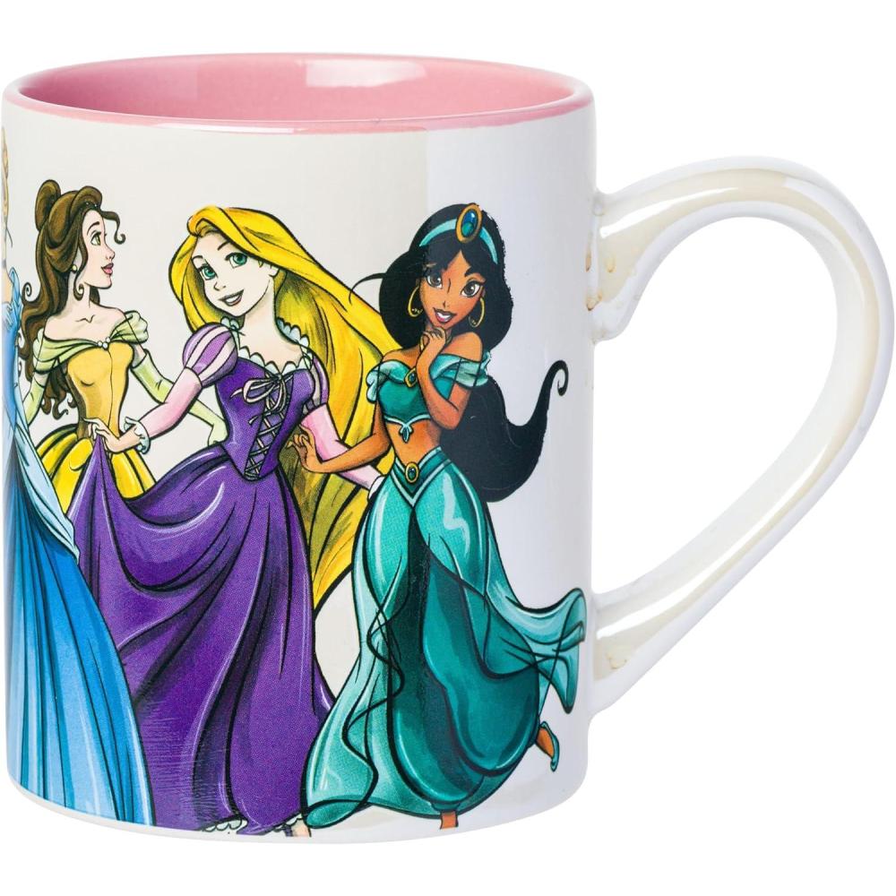 image:imageSilver Buffalo Disney Alice in Wonderland Icons Featuring Cheshire Cat and White Rabbit Ceramic Mug 25 OuncesGroup Pearlescent