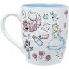 Silver Buffalo Disney Alice in Wonderland Icons Featuring Cheshire Cat and White Rabbit Ceramic Mug, 25 Ounces(Alice in Wonderland: Icons)