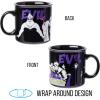 Silver Buffalo Disney Alice in Wonderland Icons Featuring Cheshire Cat and White Rabbit Ceramic Mug, 25 Ounces(Evil Disney Villains)