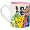 Silver Buffalo Disney Alice in Wonderland Icons Featuring Cheshire Cat and White Rabbit Ceramic Mug, 25 Ounces(Group Pearlescent)