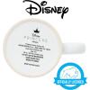 Silver Buffalo Disney Alice in Wonderland Icons Featuring Cheshire Cat and White Rabbit Ceramic Mug, 25 Ounces(Make Your Dreams Happen Glitter)