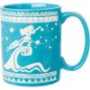 Silver Buffalo Disney Alice in Wonderland Icons Featuring Cheshire Cat and White Rabbit Ceramic Mug, 25 Ounces(Moana Etched Engraved (17 Ounces))