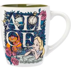 Silver Buffalo Disney Alice in Wonderland Icons Featuring Cheshire Cat and White Rabbit Ceramic Mug, 25 Ounces(Alice in Wonderland: Alice)