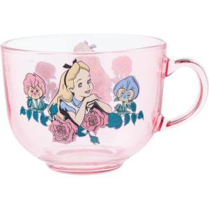 Silver Buffalo Disney Alice in Wonderland Icons Featuring Cheshire Cat and White Rabbit Ceramic Mug, 25 Ounces(Alice in Wonderland: Glass Teacup)