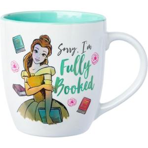 Silver Buffalo Disney Alice in Wonderland Icons Featuring Cheshire Cat and White Rabbit Ceramic Mug, 25 Ounces(Belle Sorry I’m Fully Booked)