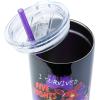 Silver Buffalo The Powerpuff Girls Featuring Bubbles, Blossom, Buttercup, and The Talking Dog Double Walled Stainless Steel Tumbler with Straw, 22 Ounces(Five Night at Freddy’s)